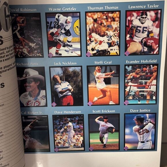 1991 September tuff stuff magazine with a uncut sheet of various superstars - Picture 7 of 8